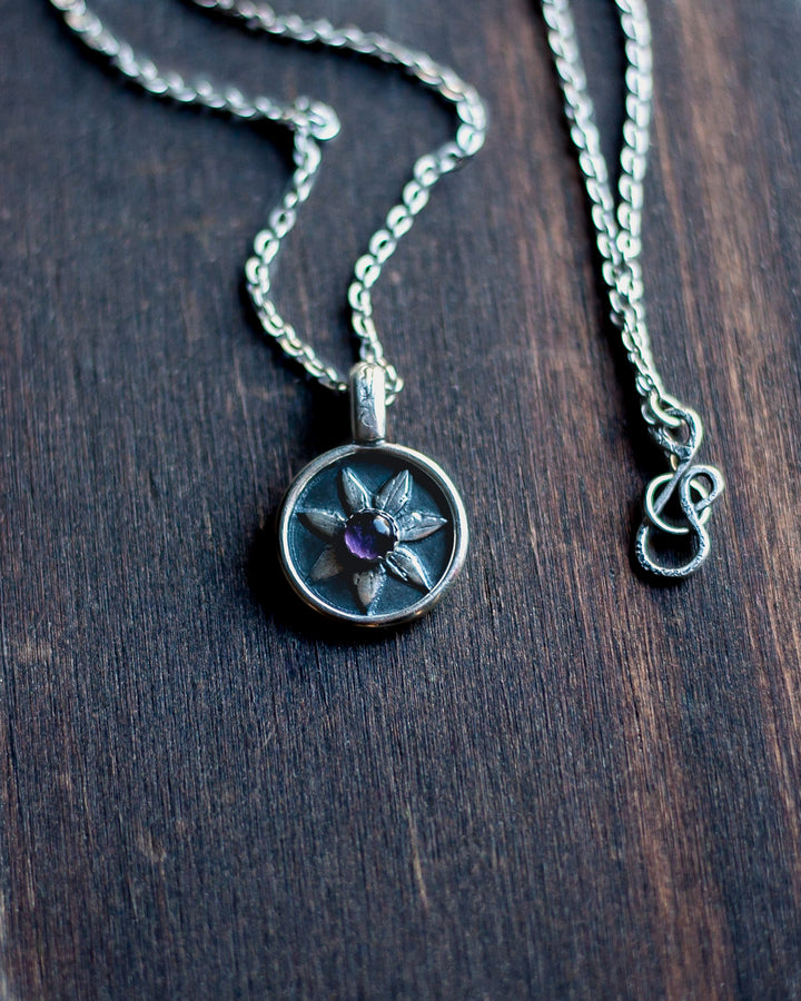 Amethyst Flower Keeper Necklace