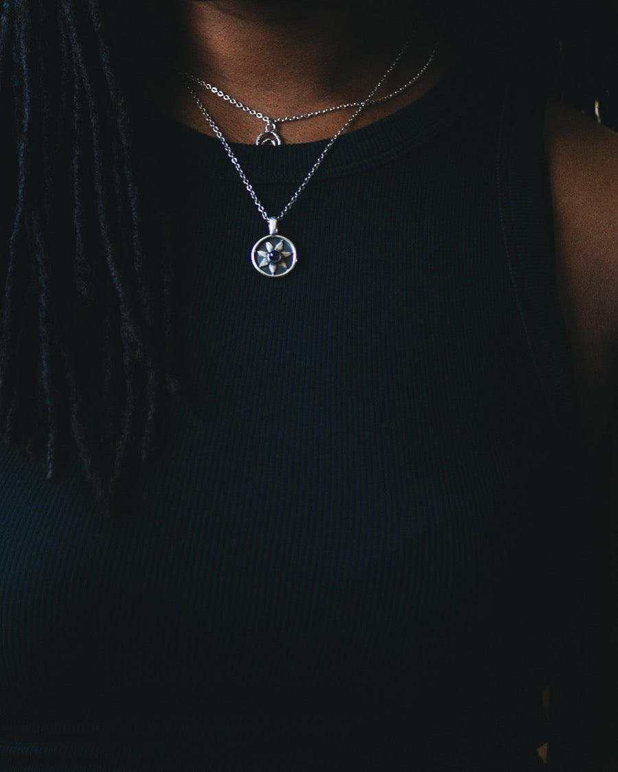 Amethyst Flower Keeper Necklace