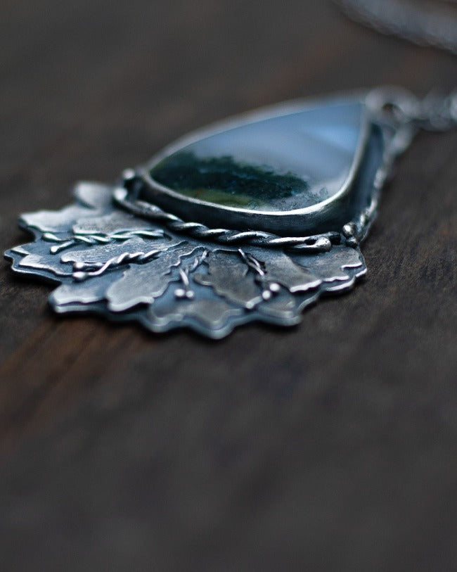 The Verdant Season Cosmos Necklace