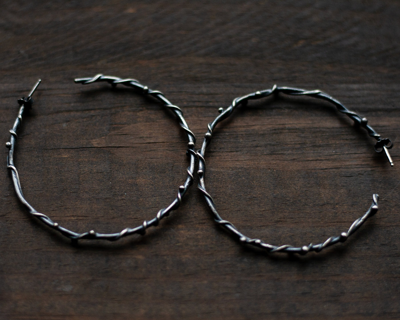 Vined Hoops Large